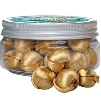 Goldnüsse Bonbons ca. 70g in Sweet Dose Mini mit Werbung
