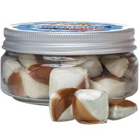 Minz-Ecken Bonbons ca. 70g in Sweet Dose Mini mit Werbung