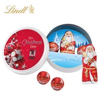 Weihnachtsdose mit Lindt Schokolade mit eigenem Logo