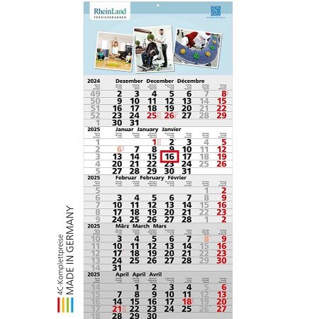 5-Monatskalender Quintus 5 mit Logo