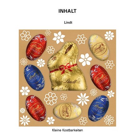 Inhalt Lindt Präsent Ostern mit Logo