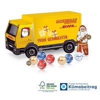 Inhalt :12 Stück Lindt Minis ca. 55g und ein zartschmelzender Lindt Weihnachtsmann 10g mit Logo
