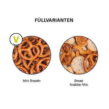 Füllvarianten Snack Miditüte mit eigenem Logo