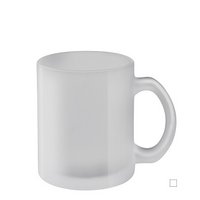 Glastasse Carina mit Logo