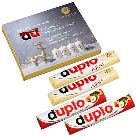 4er „Advents“-Duplo-Pack mit Logo