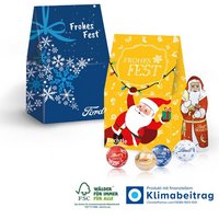 Präsent Christmas Minis Schokoladenmischung von Lindt mit Logo