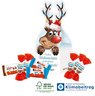 3D Präsent Rentier mit süßer Füllung Ferrero kinder Schokoladenmischung mit eigenem Logo