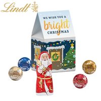 Standbodenbox Lindt Weihnachten mit Logo