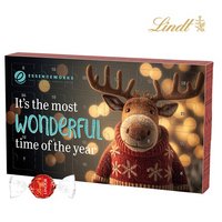 Adventskalender Eco L Lindt LINDOR Milchkugeln mit Logo