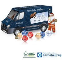 3D Präsent Transporter Lindt Santa & Lindt Minis mit Logo