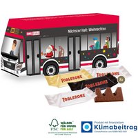 3D Präsent Bus Toblerone mit eigenem Logo