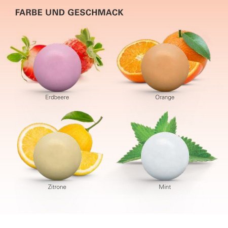 Füllvarianten Farben und Geschmack Minitüte Mentos mit eigenem Logo