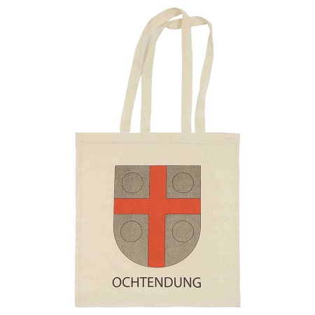 Baumwolltasche natur mit langen Henkeln mit Logo