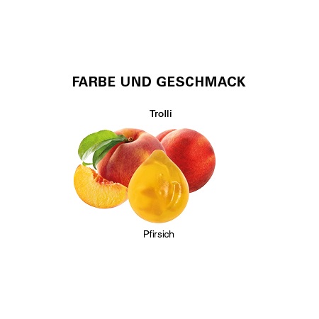 Inhalt Vitamin Fruchtgummi im Tetraeder 15g mit Logo