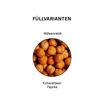 Füllung Snack Miditüte Knabber Kichererbsen mit eigenem Logo