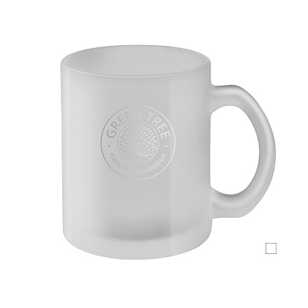 Glastasse Carina als Werbegeschenk