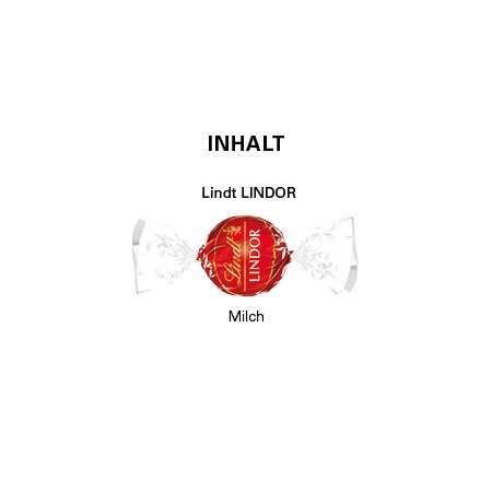 Inhalt Werbeprisma Lindt mit Logo