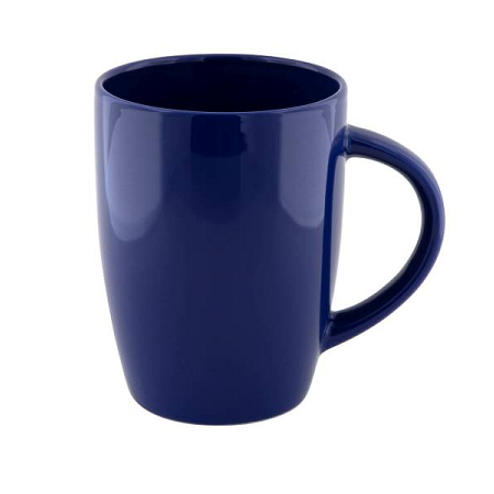 Keramikbecher Opera reflex blue mit Logo