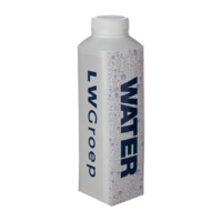 Weiß/Blau Earth Water 500ml Tetrapack mit eigenem Logo bedrucken