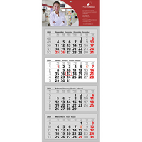 4 Block Wandkalender mit Kopfzeile in eigenem Design bedrucken mit Logo